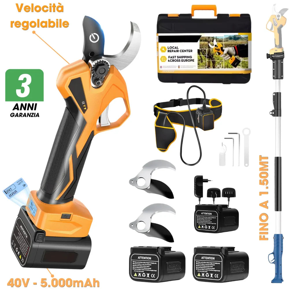 Cesoia Elettrica Senza Fili 1.050W Professional